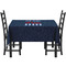 American Quotes Rectangular Tablecloths - Side View
