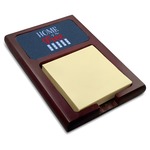 American Quotes Red Mahogany Sticky Note Holder
