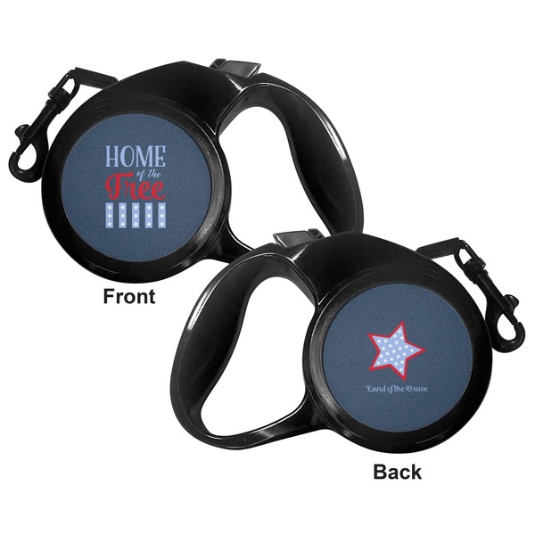 American Quotes Retractable Dog Leash - Medium Large - Apvl