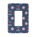 American Quotes Rocker Style Light Switch Cover - Single Switch