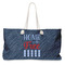 American Quotes Large Tote Bag with Rope Handles