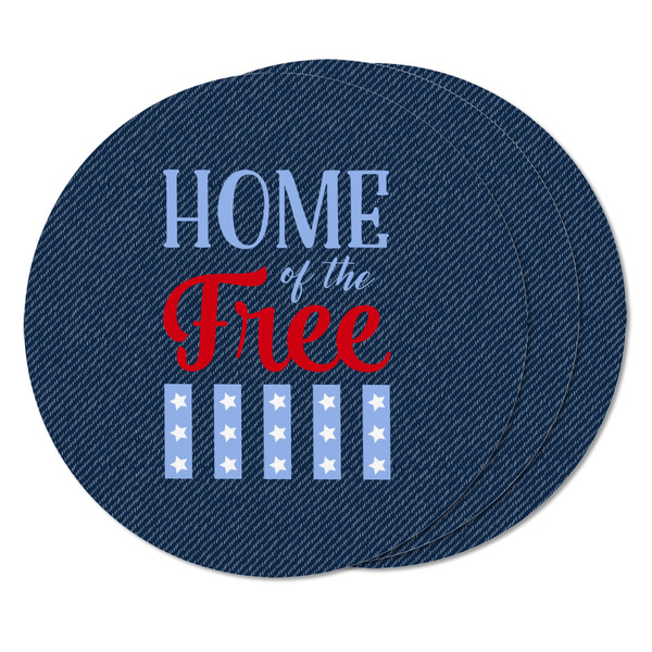 American Quotes Round Fridge Magnet - THREE