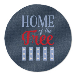 American Quotes Round Linen Placemat