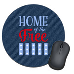 American Quotes Round Mouse Pad