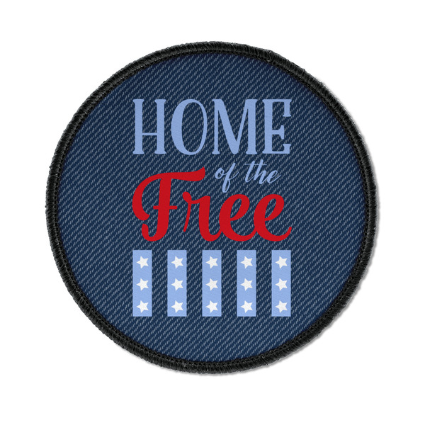 Custom American Quotes Iron On Round Patch