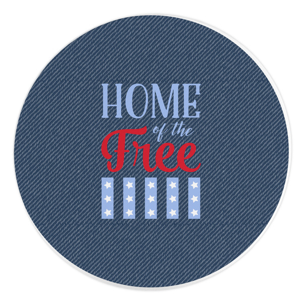 Custom American Quotes Round Stone Trivet