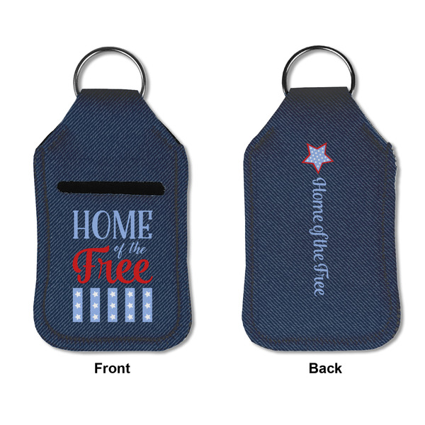 American Quotes Sanitizer Holder Keychain - Small APPROVAL (Flat)