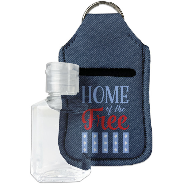 Custom American Quotes Hand Sanitizer & Keychain Holder - Small