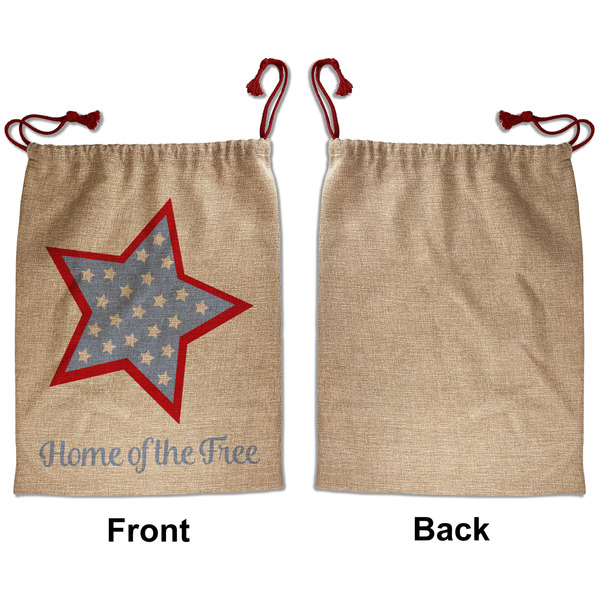 American Quotes Santa Bag - Approval - Front