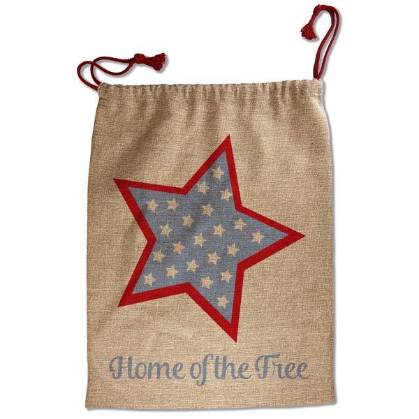 American Quotes Santa Bag - Front