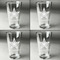 American Quotes Set of Four Engraved Beer Glasses - Individual View