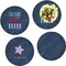 American Quotes Set of Lunch / Dinner Plates