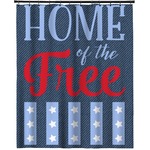 American Quotes Extra Long Shower Curtain - 70"x84"