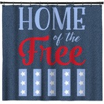 American Quotes Shower Curtain - Custom Size