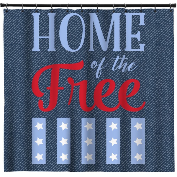 Custom American Quotes Shower Curtain - Custom Size