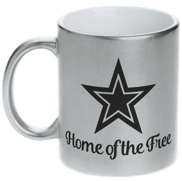 American Quotes Silver Mug - Main