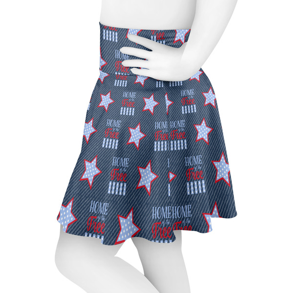 American Quotes Skater Skirt - Side