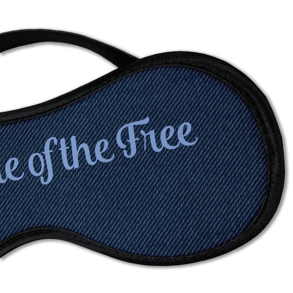 American Quotes Sleeping Eye Mask - DETAIL Large