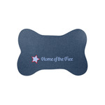 American Quotes Bone Shaped Dog Food Mat (Small)