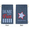 American Quotes Small Laundry Bag - Front & Back View