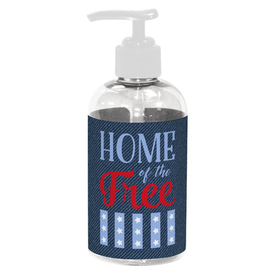 American Quotes Plastic Soap / Lotion Dispenser (8 oz - Small - White)