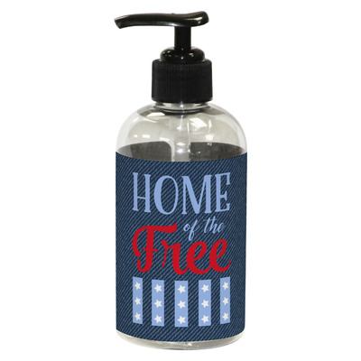 American Quotes Plastic Soap / Lotion Dispenser (8 oz - Small - Black)