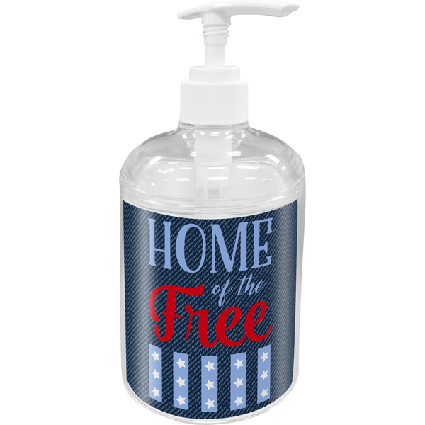 Custom American Quotes Acrylic Soap & Lotion Bottle