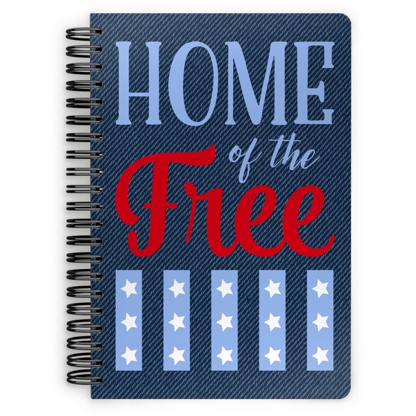 Custom American Quotes Spiral Notebook - 7x10
