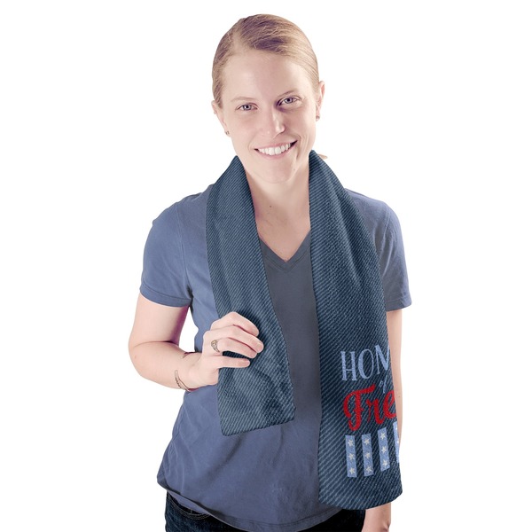 American Quotes Sport Towel - Exercise use - Model