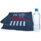American Quotes Sports Towel Folded with Water Bottle