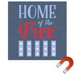 American Quotes Square Car Magnet - 6"