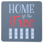 American Quotes Square Rubber Backed Coaster