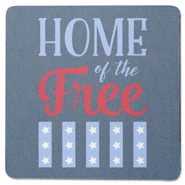 Custom American Quotes Square Rubber Backed Coaster