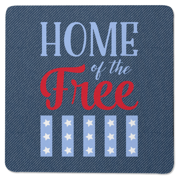 American Quotes Square Coaster Rubber Back - Single