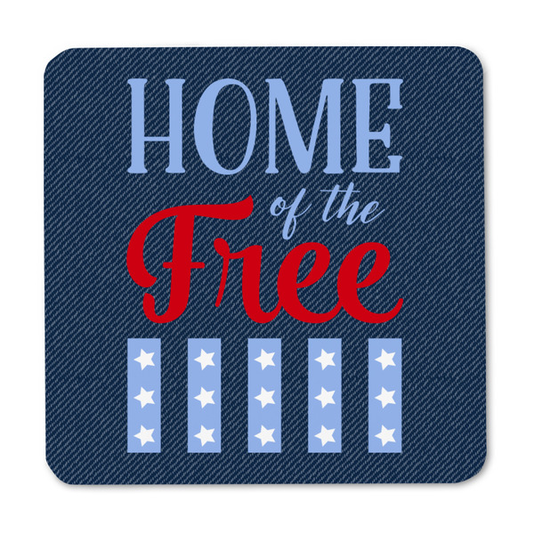 American Quotes Square Fridge Magnet - FRONT