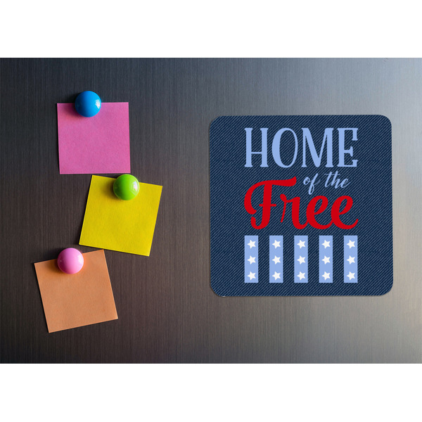 American Quotes Square Fridge Magnet - LIFESTYLE