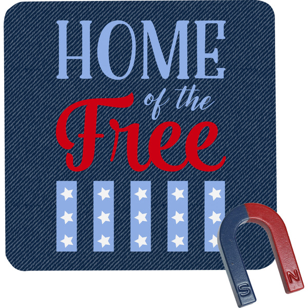 Custom American Quotes Square Fridge Magnet