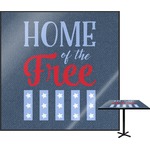 American Quotes Square Table Top - 24"