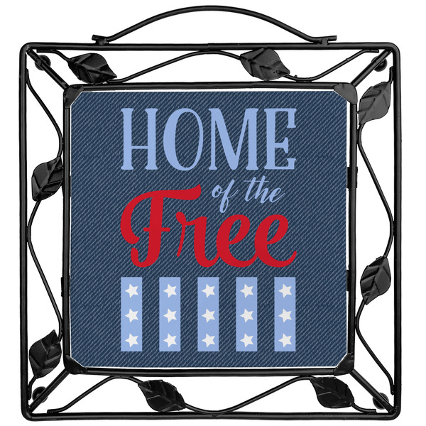 Custom American Quotes Square Trivet