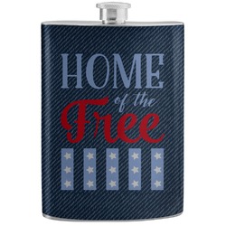 American Quotes Stainless Steel Flask