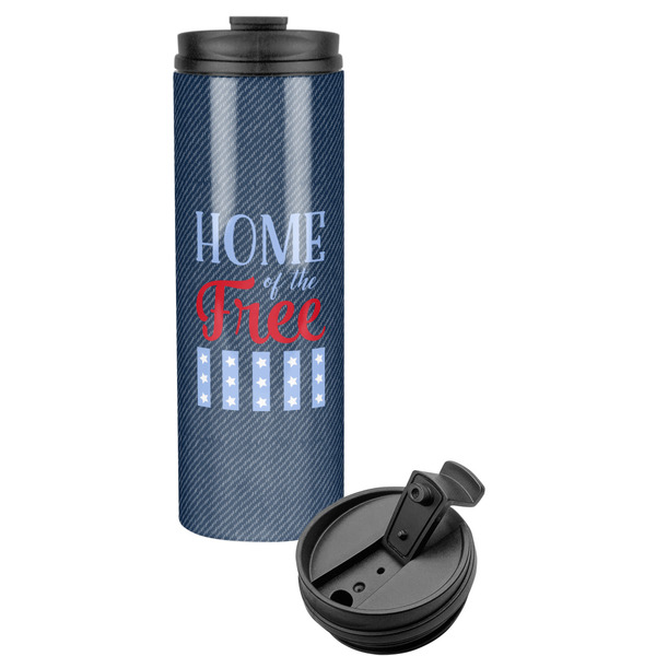 Custom American Quotes Stainless Steel Skinny Tumbler