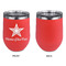 American Quotes Stainless Wine Tumblers - Coral - Single Sided - Approval