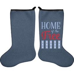 American Quotes Holiday Stocking - Double-Sided - Neoprene