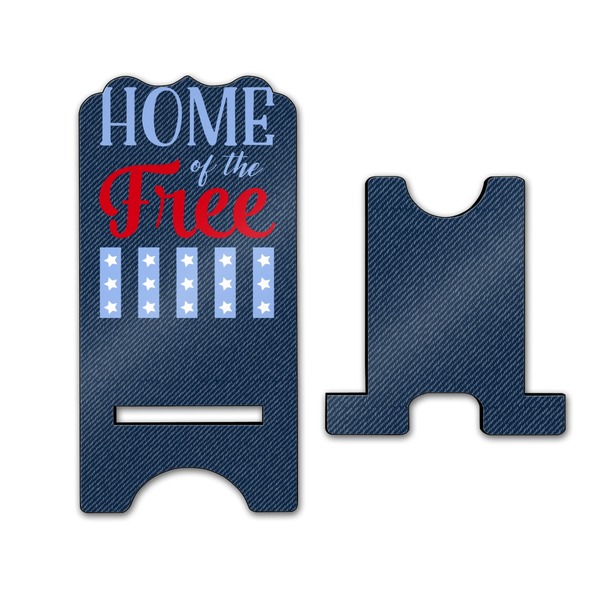 American Quotes Stylized Phone Stand - Front & Back - Large