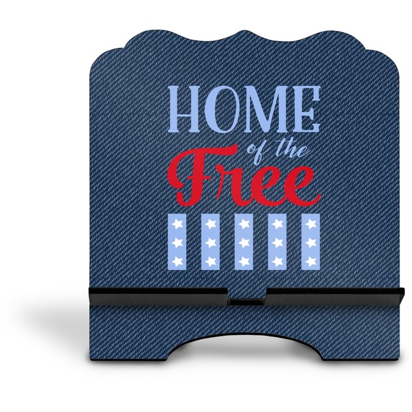 American Quotes Stylized Tablet Stand - Front without iPad