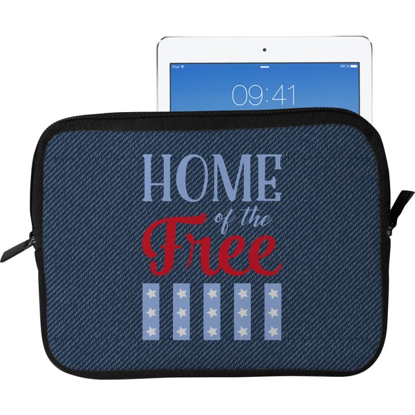 Custom American Quotes Tablet Case / Sleeve - Large