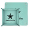 American Quotes Teal Faux Leather Valet Trays - PARENT MAIN