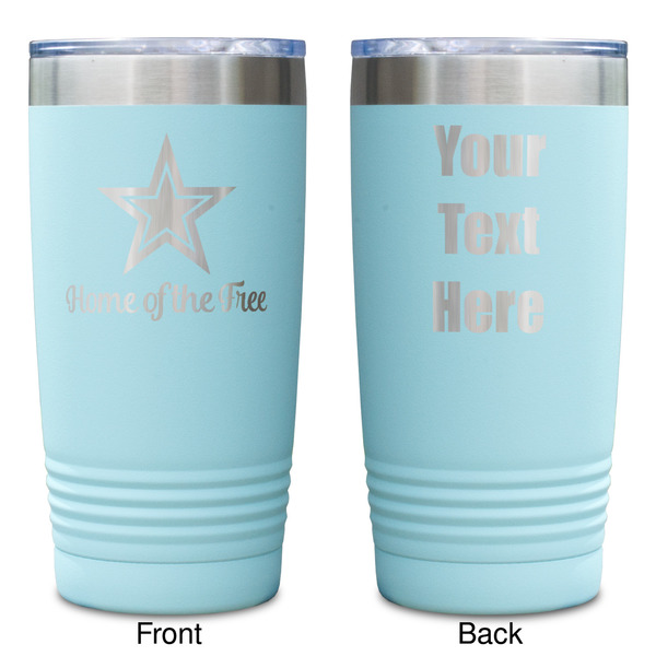 American Quotes Teal Polar Camel Tumbler - 20oz -Double Sided - Approval