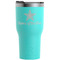 American Quotes Teal RTIC Tumbler (Front)