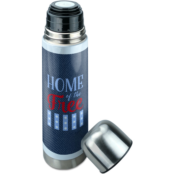 American Quotes Thermos - Lid Off